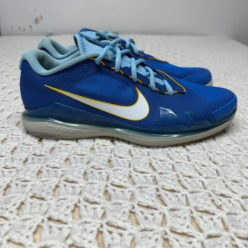 Nike Air Zoom Vapor Pro HC Shoes Men's Size 9 Blue White Tennis CZ0220-400